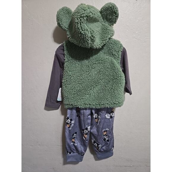 NEW Disney Baby Outfit 18 M Mickey Mouse 3 Piece Clothes - Picture 11 of 16